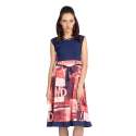 Digital Print Party Dress