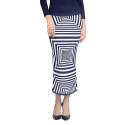 Geometric Print SKirt