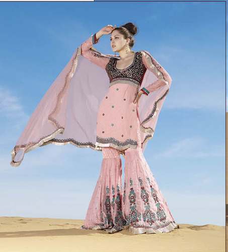 Wedding Wear Heavy Sharara Pakistani Suit