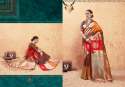 Ajmera Presents Silk Cotton Party Wear Saree thumb 1