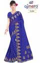 Ajmera Small Checks Fancy Printed Saree thumb 4
