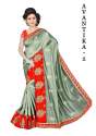 Avantika-2 full designer embroidery work saree thumb 3