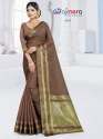 Diamond silk saree - JARI QUEEN thumb 5
