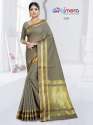 Diamond silk saree - JARI QUEEN thumb 8