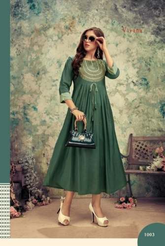 Ajmera Fashion Fancy cotton kurtis