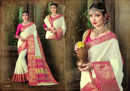 Fancy Cotton Silk Saree