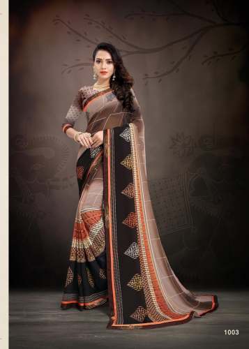 Ajmera Fashion fancy printed saree