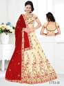 Floral Embroidery Silk Lehenga  thumb 3