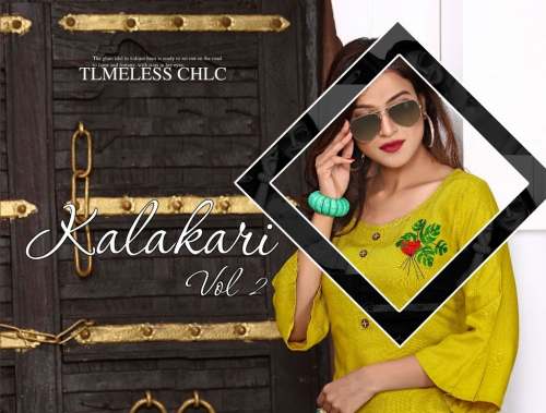 Rayon kurti - KALAKARI VOL-02