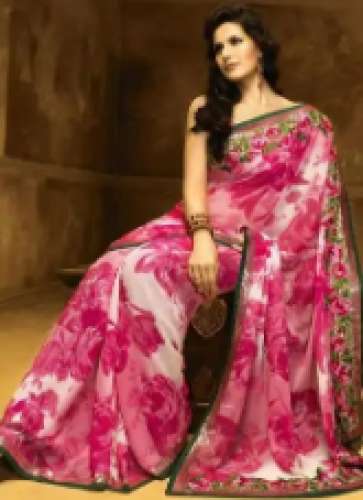 printed saree