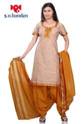 Printed Patiala Dress By S N Kundan
