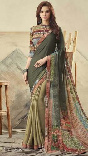 Fancy Georgette Printed saree