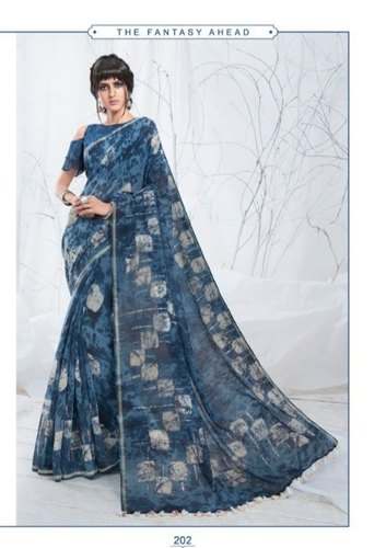 Printed Cotton Saree by Nehas World Of Fashion