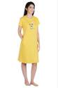 knee-length-short-yellow-pocket-nighty