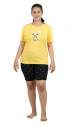 Ladies T shirt with Short Night wear Set