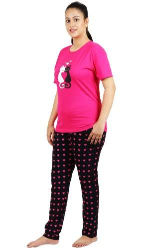 Women's t shirt with Pajama Night Set by Appus Collections