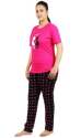 Women's t shirt with Pajama Night Set
