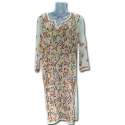 Fancy Lucknawi Chikan work Kurti 