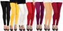 Girls Cotton Plain Leggings thumb 1