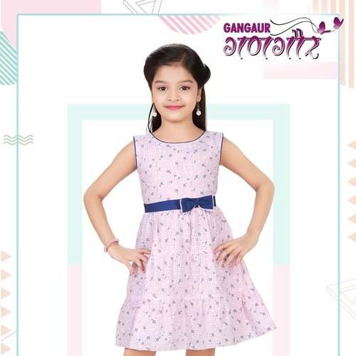 Designer Baby Girls Cotton Printed Frock