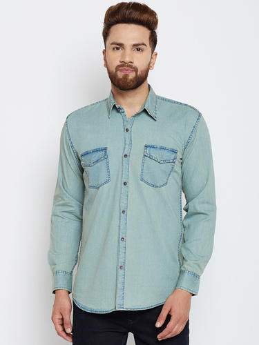 Fancy Denim Shirts by Dealsfive A Unit Of A M Apparels