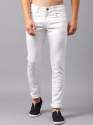 Men Plain White Jeans thumb 1