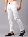 Men Plain White Jeans thumb 2