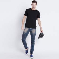 Men Washed Denim Jogger