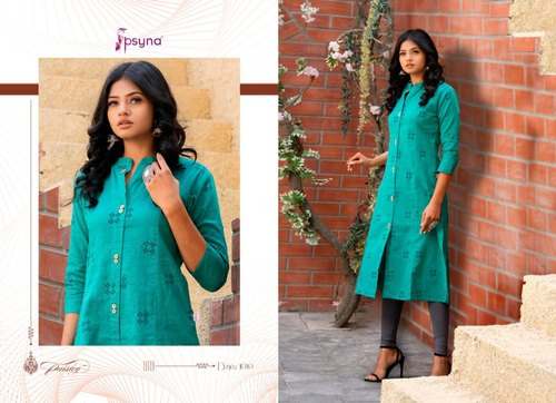Cotton Aline Summer Wear Kurti by psyna by Agarwal Creation Fashions Pvt Ltd