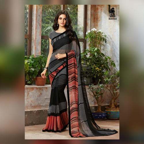 Designer Printed saree 