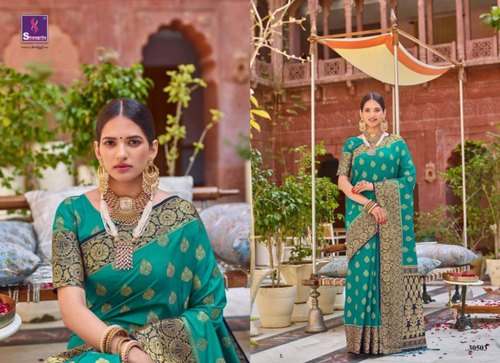 Fancy Weaving Banarasi Silk Saree at Wholesale 