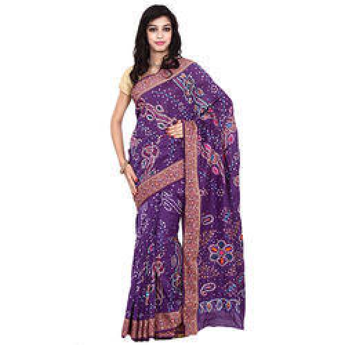 Bandhni Silk Saree by Kala Sanskruti