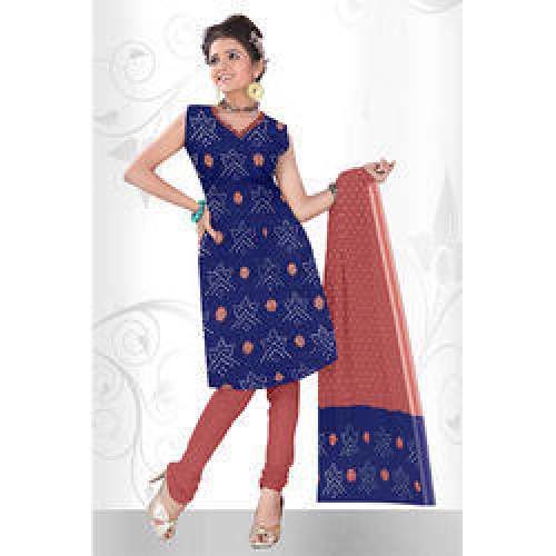Designers Bandhej Blue Suit 