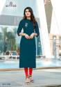 14KG Heavy Rayon Festive Wear Kurti thumb 5