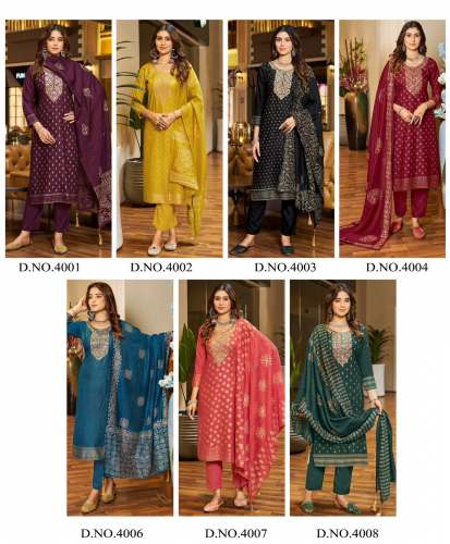 Jasmin Ready to Wear 3 piece set Top : Bottom : Dupatta