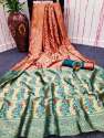 Banarasi Weaving Soft Silk Saree  thumb 5