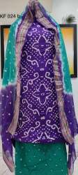 Bandhej Dress Material