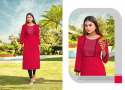 Beautiful 14kg Rayon Hand & Embroidery Work Kurti  thumb 8