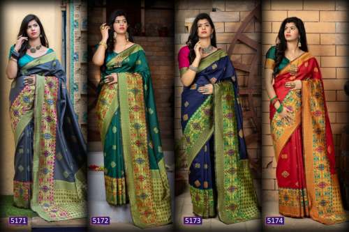 Beautiful Banarasi Silk Festive Wear Saree