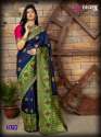  Beautiful Banarasi Silk Festive Wear Saree thumb 3