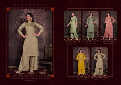 Beautiful Chinon Festive Wear Kurti