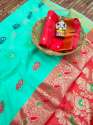 Beautiful  Cotton Linen Silk Saree thumb 5