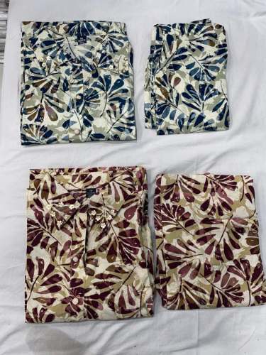 Beautiful Heavy silk  Print cord set