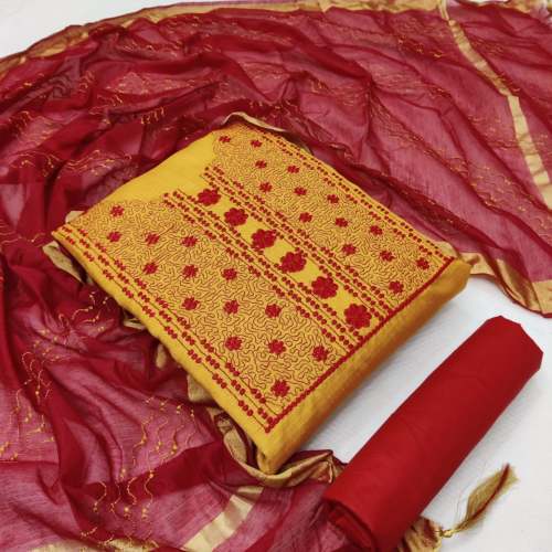 Beautiful Manipuri Cotton Dress Material 