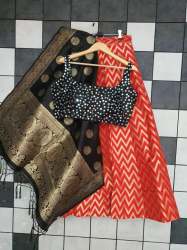 Beautiful Pure Banarasi Silk Lehenga Choli 