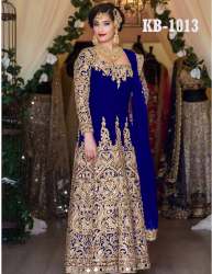 Beautiful Velvet Embroidery Salwar Suit