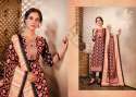 Beautiful Woolen Pashmina Digital Print Suit thumb 1