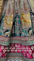 bridal lehenga with velvet duptta  thumb 2