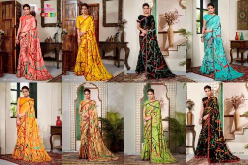 Cadbury Chiffon Georgette Saree 