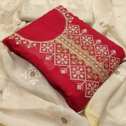 Chanderi Modal Dress Material